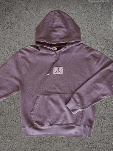 Hoodie Jordan Flight clássic. Color Vino.